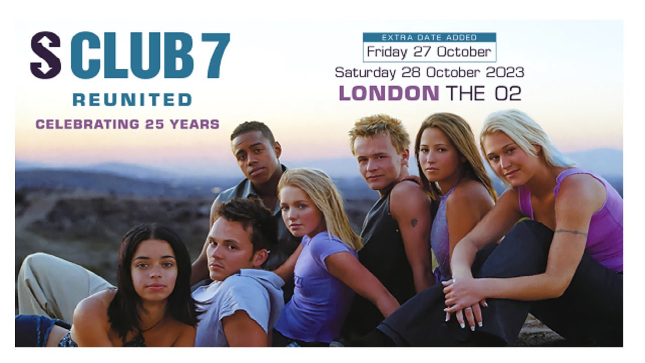 S Club 7 – Reunited Tour – Coach Travel Only – IC Travel