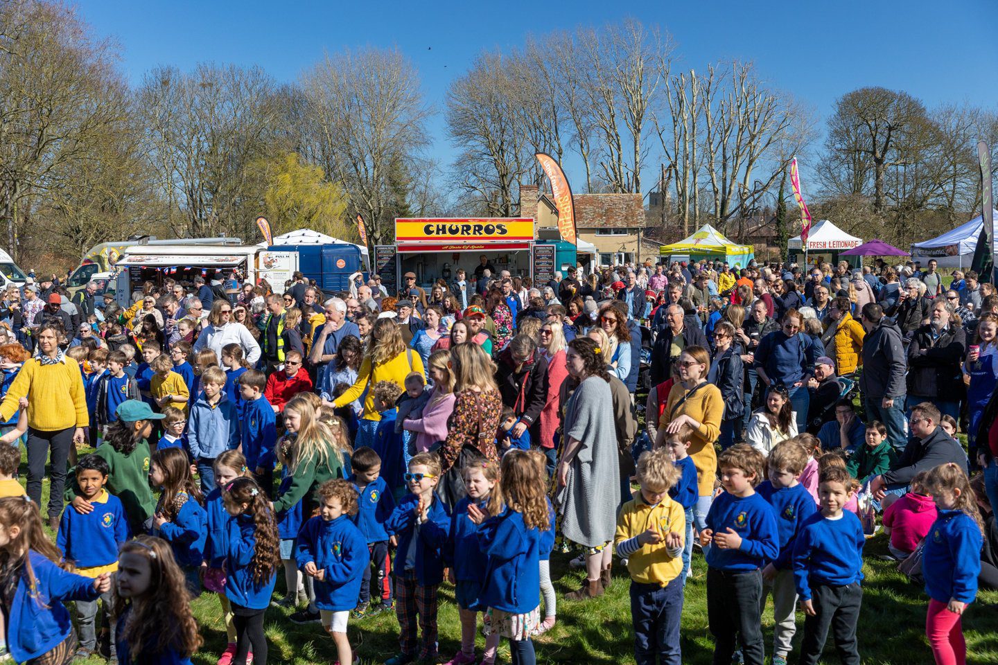 The weather was perfect at Thriplow for their Annual Daffodil Festival